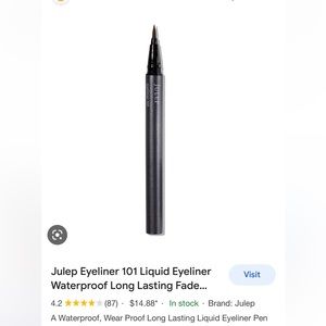 Julep eyeliner 101 water proof liquid eyeliner and stencil